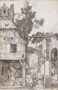 Die Geburt Christi. by Albrecht Durer