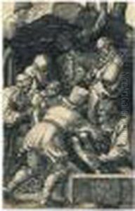 Deposition (b., M., Holl. 15) by Albrecht Durer
