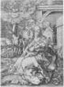 The Virgin By The Gate (b.45) by Albrecht Durer