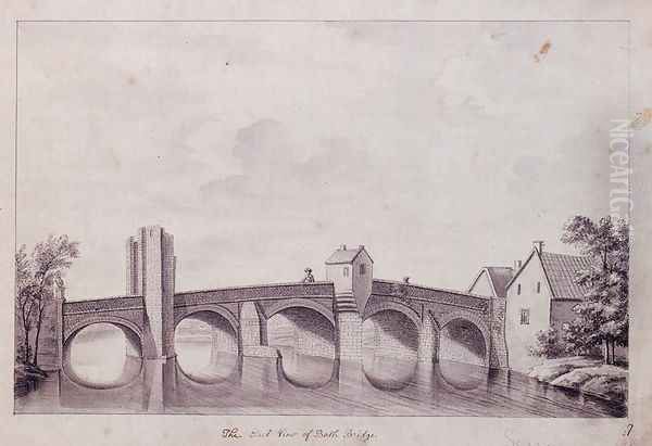 The East View Of Bath Bridge, Somerset - view 1