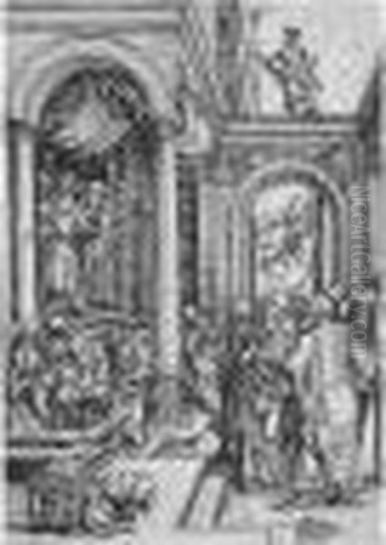 Joachim's Offering Rejected; The
 Presentation Of The Virgin; The Presentation In The Temple; And Christ 
Among The Doctors (b.77; 81; 88; And 91; M., Holl.189; 193; 200; And 
203) - view 1