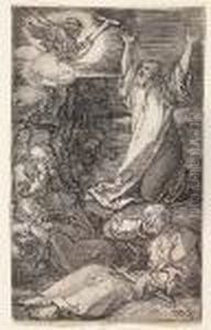 Christ On The Mount Of Olives<</b>