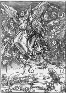 Saint Michel Combattant by Albrecht Durer