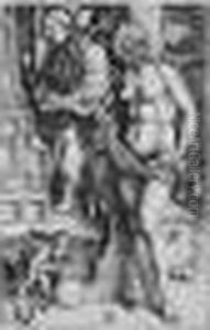 The Dream Of The Doctor (b.76; M., Holl.70) by Albrecht Durer