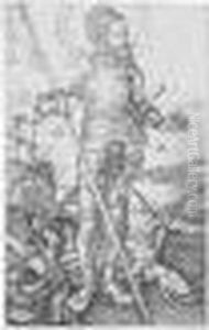 St. George On Foot (b.53; M.,holl. 55) by Albrecht Durer