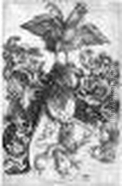 Coat-of-arms With A Lion And A Cock (b.100; M.,holl. 97) - view 1
