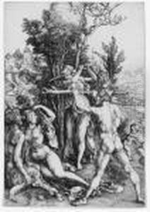 Hercules At The Crossroads (the Effects Of Jealousy) by Albrecht Durer