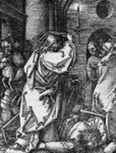 Christ Driving The Money
Changers From The Temple, From The Smallpassion (b. 23; M., Holl. 131) by Albrecht Durer