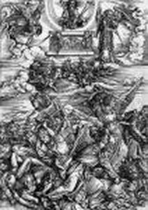 The Four Avenging Angels, From The Apocalypse (b. 69; M., Holl.171) by Albrecht Durer
