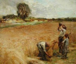 Harvester Drinking from a Flask or Thirst 1905 by Leon Augustin Lhermitte