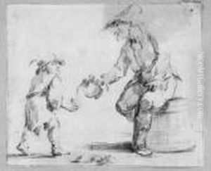 Genreszene by Cornelis Dusart
