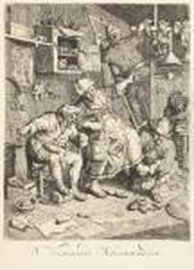 De Vermaarde Schoenmaaker by Cornelis Dusart