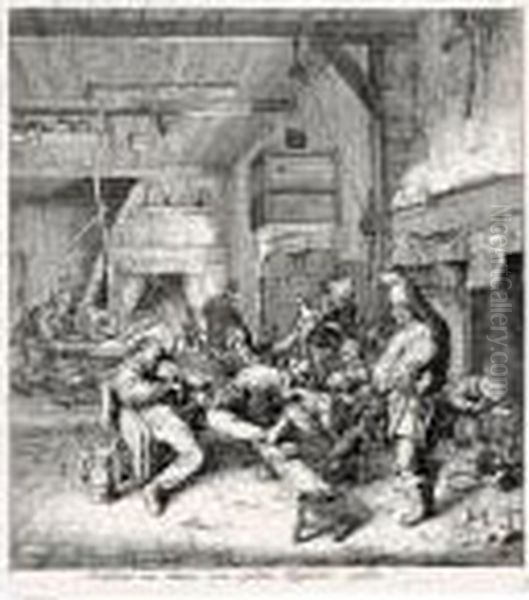 The Violin-player Seated In The Inn (holl.15) - view 1