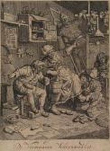 The Cobbler by Cornelis Dusart
