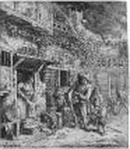 The Dancing Dog (holl.11) by Cornelis Dusart