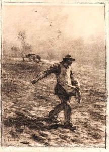 Le semeur by Leon Augustin Lhermitte