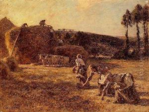 The Gleaners2 1922 by Leon Augustin Lhermitte
