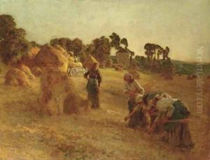 Les glaneuses by Leon Augustin Lhermitte
