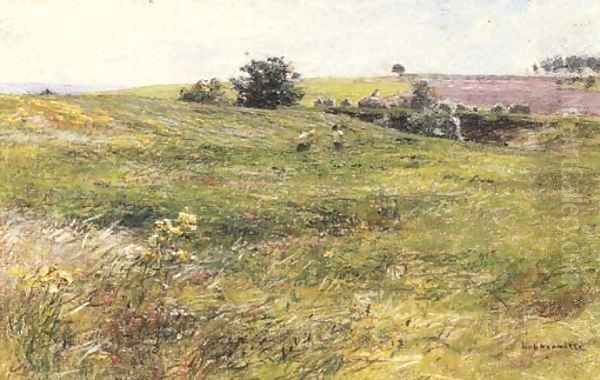 Fauchers dans un Paysage - view 1