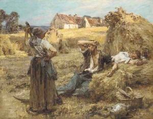 Le Reveil du Faucheur by Leon Augustin Lhermitte