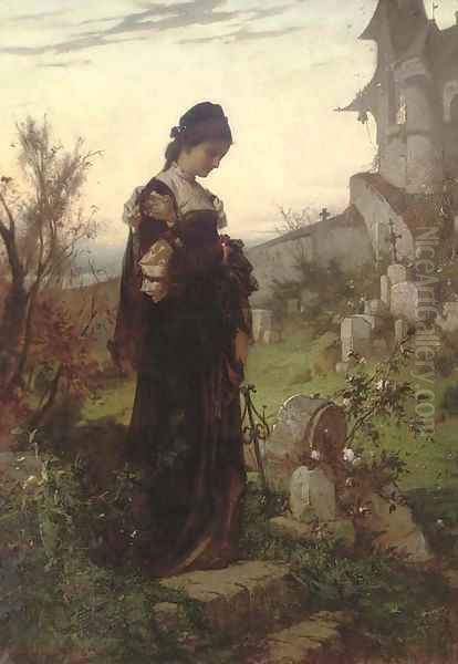 A stroll in the churchyard - view 1