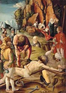 Christ nailed to the Cross by Hans the Younger Leu