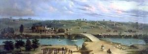 Argentine Camp on the other side of the San Lorenzo River Argentina 1865 by Candido Lopez