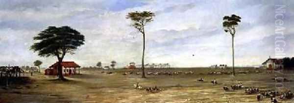 Fortified Camp at Paso de Patria Paraguay 1866 - view 1