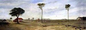 Fortified Camp at Paso de Patria Paraguay 1866