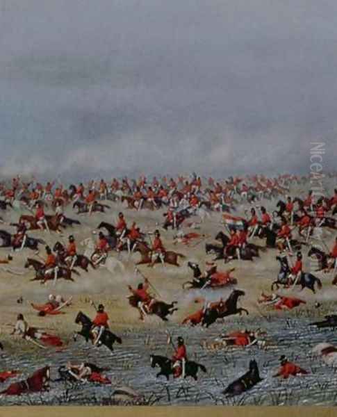 Battle of Tuyuti from the paintings depicitng the Triple Alliance War 1866 - view 1