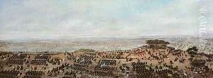 Battle of Yatai from the paintings depicting the Triple Alliance War 1865 by Candido Lopez