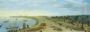 The Arrival of the Allied Army at Itapiru Paraguay 1866 by Candido Lopez