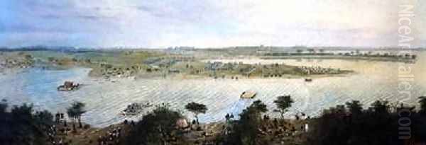 The First Corps of the Argentinian Army Crosses the Corrientes River Argentina on the 5th November 1865 1865 - view 1