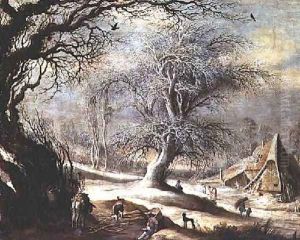 Winter Landscape 2 by Gijsbrecht Leytens