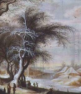 Winter Landscape 5 by Gijsbrecht Leytens