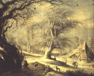 Winter Landscape 4 by Gijsbrecht Leytens