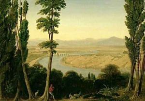 A View of the Tiber and the Roman Campagna from Monte Mario