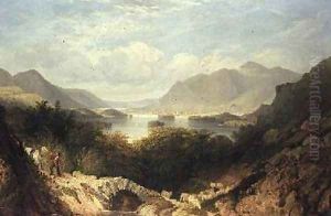 Derwent Water with Ashness Bridge by William Linton