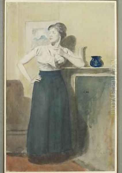 Portrait of Lyndra the Artists Wife - view 1