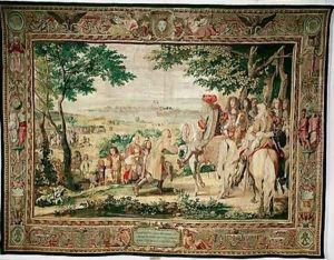 Louis XIV 1638-1715 at the Siege of Douai by Charles Le Brun