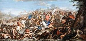 Alexander Crossing the River Granicus by Charles Le Brun