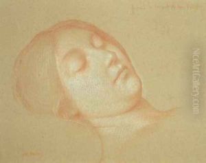 Study for the Death of the Virgin by Jean Jules Antoine Lecomte du Nouy