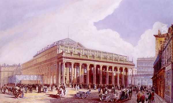 Vue Du Theature De Victor Louis A Bordeaux (View of the Victor Louis Theatre in Bordeaux) - view 1