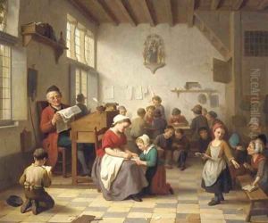 The Village School by Basile De Loose