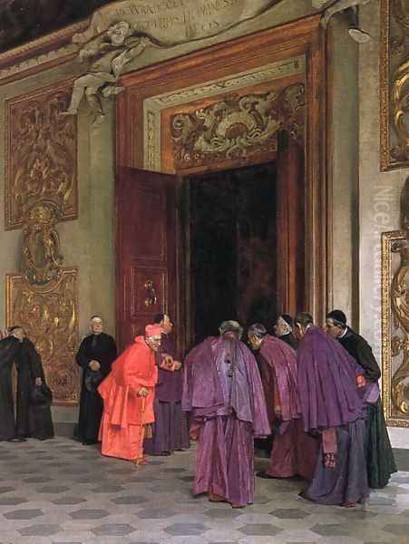 Receiving the Cardinal - view 1