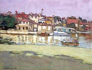 Kingston Boathouses by Horace Mann Livens