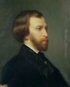 Portrait of Alfred de Musset 1810-57 by Charles Landelle