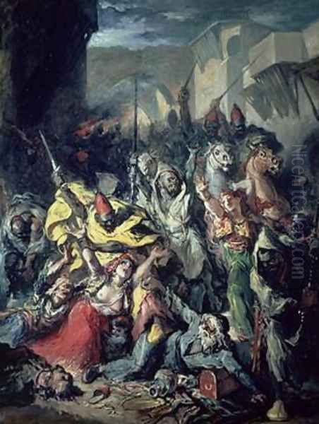 Moors Fighting - view 1