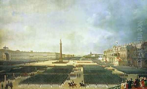 The Consecration of the Alexander Column in St. Petersburg - view 1