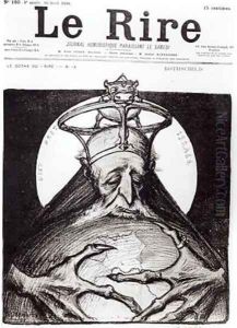 Caricature of the Family Rothschild from Le Rire by Charles Leandre